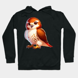 Cute Red Tailed Hawk Hoodie